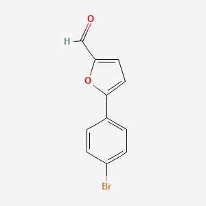 molecular formula C11H7BrO2 B1330911 5-(4-Bromophenyl)furan-2-carbaldehyde CAS No. 20005-42-9