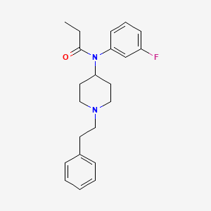 Propanamide, N-(3-fluorophenyl)-N-[1-(2-phenylethyl)-4-piperidinyl]-