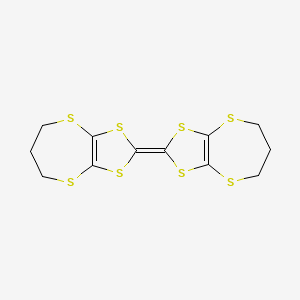 molecular formula C12H12S8 B1330936 Bis(trimethylenedithio)tetrathiafulvalene CAS No. 66946-49-4