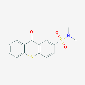 9H-thioxanthene-2-sulfonamide, N,N-dimethyl-9-oxo-