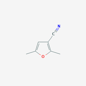 molecular formula C7H7NO B1330957 2,5-Dimethylfuran-3-carbonitrile CAS No. 89149-69-9