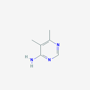 molecular formula C6H9N3 B1330960 5,6-Dimethylpyrimidin-4-amine CAS No. 54568-12-6