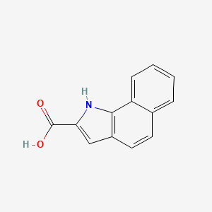 molecular formula C13H9NO2 B1330965 1H-Benzo[g]indole-2-carboxylic acid CAS No. 36193-80-3