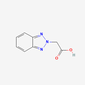 molecular formula C8H7N3O2 B1330967 Benzotriazol-2-yl-acetic acid CAS No. 4144-68-7