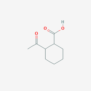 molecular formula C9H14O3 B133098 2-acetylcyclohexane-1-carboxylic Acid CAS No. 148029-00-9