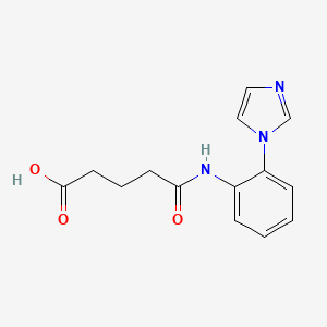 4-(2-Imidazol-1-yl-phenylcarbamoyl)-butyric acid