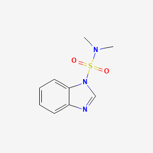 molecular formula C9H11N3O2S B1330992 N,N-二甲基苯并咪唑-1-磺酰胺 CAS No. 349422-98-6