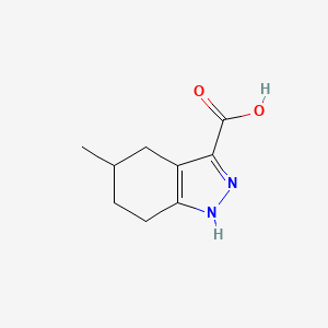 5-Methyl-4,5,6,7-tetrahydro-2H-indazole-3-carboxylic acid
