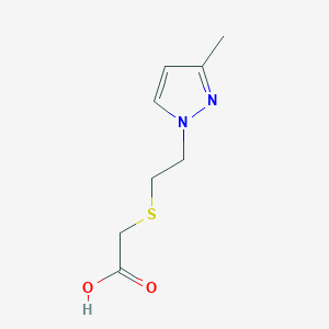 [2-(3-Methyl-pyrazol-1-yl)-ethylsulfanyl]-acetic acid