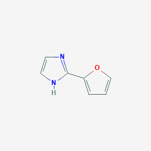molecular formula C7H6N2O B1331010 2-(furan-2-yl)-1H-imidazole CAS No. 89795-49-3