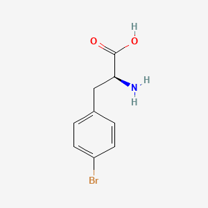 molecular formula C9H10BrNO2 B1331020 4-溴-L-苯丙氨酸 CAS No. 24250-84-8