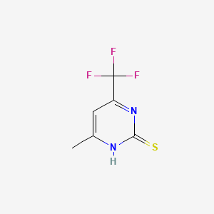 2(1H)-Pyrimidinethione, 4-methyl-6-(trifluoromethyl)-