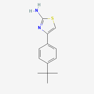 molecular formula C13H16N2S B1331036 4-(4-Tert-butylphenyl)-1,3-thiazol-2-amine CAS No. 81529-61-5