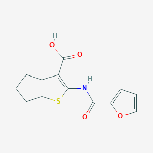 2-(2-furoylamino)-5,6-dihydro-4H-cyclopenta[b]thiophene-3-carboxylic acid