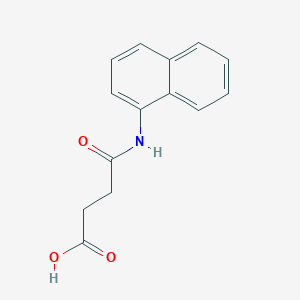 molecular formula C14H13NO3 B1331071 4-(1-Naphthylamino)-4-oxobutanoic acid CAS No. 37642-93-6