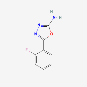 5-(2-Fluorophenyl)-1,3,4-oxadiazol-2-amine