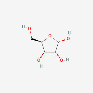 molecular formula C5H10O5 B1331078 alpha-D-Ribofuranose CAS No. 32445-75-3