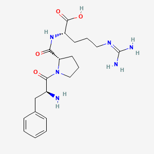 molecular formula C20H30N6O4 B1331080 Phenylalanyl-prolyl-arginine CAS No. 37553-80-3