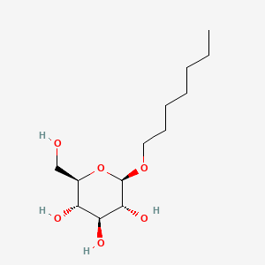 molecular formula C13H26O6 B1331081 Heptyl beta-D-glucopyranoside CAS No. 78617-12-6