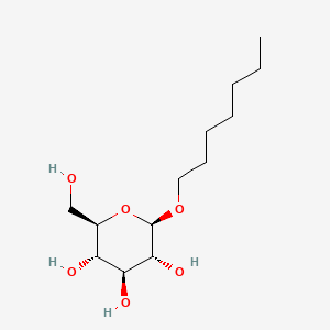 molecular formula C13H26O6 B1331081 Heptyl-beta-D-glucopyranoside CAS No. 78617-12-6