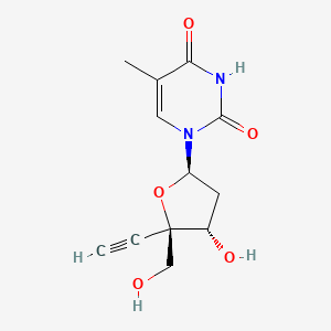 molecular formula C12H14N2O5 B1331082 4'-ethynylthymidine CAS No. 221272-62-4