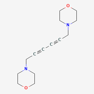 molecular formula C14H20N2O2 B1331088 1,6-Bis(morpholino)-2,4-hexadiyne CAS No. 6630-26-8