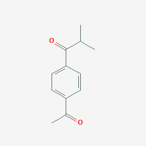 molecular formula C12H14O2 B133109 1-(4-Acetylphenyl)-2-methyl-1-propanone CAS No. 103931-20-0