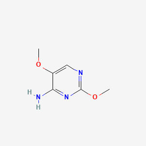 molecular formula C6H9N3O2 B1331116 2,5-Dimethoxypyrimidin-4-amine CAS No. 6960-17-4