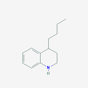 molecular formula C13H19N B13311299 4-Butyl-1,2,3,4-tetrahydroquinoline 