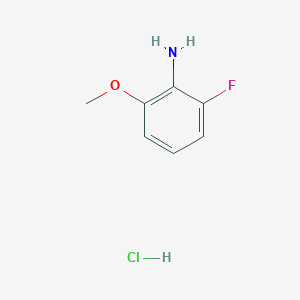 molecular formula C7H9ClFNO B1331138 2-Fluoro-6-methoxyaniline hydrochloride CAS No. 1049790-78-4