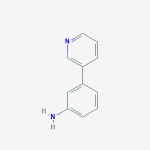 molecular formula C11H10N2 B1331141 3-(Pyridin-3-yl)benzenamine CAS No. 57976-57-5