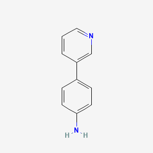 molecular formula C11H10N2 B1331142 4-Pyridin-3-ylaniline CAS No. 82261-42-5