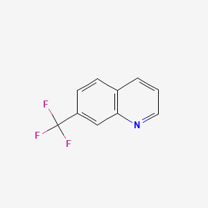 molecular formula C10H6F3N B1331143 7-(Trifluoromethyl)quinoline CAS No. 325-14-4