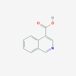 molecular formula C10H7NO2 B1331144 Isoquinoline-4-carboxylic acid CAS No. 7159-36-6
