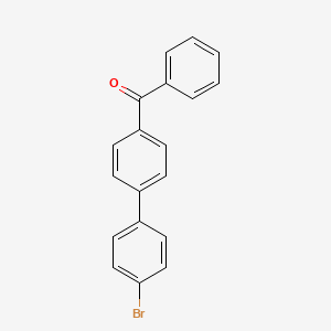 molecular formula C19H13BrO B1331152 4-Benzoyl-4'-bromobiphenyl CAS No. 63242-14-8