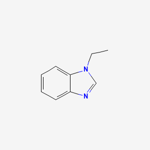 molecular formula C9H10N2 B1331156 N-Ethylbenzimidazole CAS No. 7035-68-9