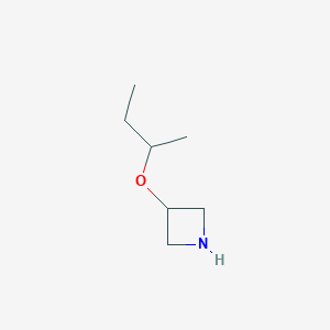 molecular formula C7H15NO B13311640 3-Sec-butoxyazetidine 