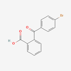 molecular formula C14H9BrO3 B1331185 2-(4-Bromobenzoyl)benzoic acid CAS No. 2159-40-2