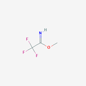 molecular formula C3H4F3NO B1331188 Methyl 2,2,2-trifluoroethanimidate CAS No. 815-07-6