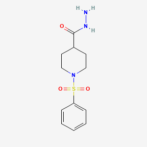 1-(Phenylsulfonyl)piperidine-4-carbohydrazide