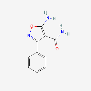 5-Amino-3-phenyl-1,2-oxazole-4-carboxamide