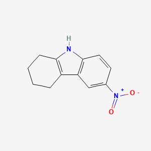 molecular formula C12H12N2O2 B1331207 6-nitro-2,3,4,9-tetrahydro-1H-carbazole CAS No. 50823-86-4