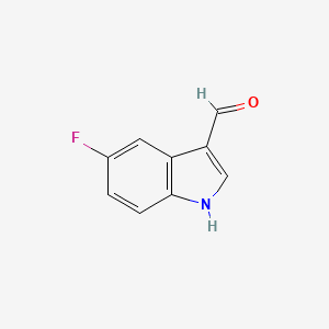 molecular formula C9H6FNO B1331208 5-Fluoroindole-3-carboxaldehyde CAS No. 2338-71-8
