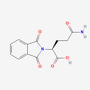 molecular formula C13H12N2O5 B1331209 N-Phthaloyl-L-glutamine CAS No. 3343-29-1