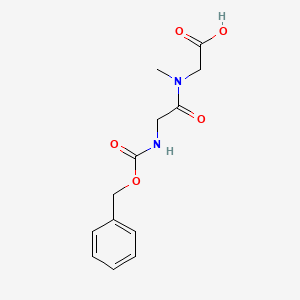 molecular formula C13H16N2O5 B1331211 Z-Gly-sar-OH CAS No. 7801-91-4