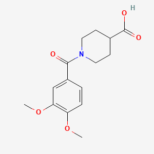 1-(3,4-Dimethoxybenzoyl)piperidine-4-carboxylic acid
