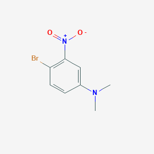 molecular formula C8H9BrN2O2 B1331253 4-bromo-N,N-dimethyl-3-nitroaniline CAS No. 70076-04-9