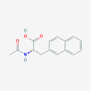 molecular formula C15H15NO3 B1331272 (S)-N-Acetyl-2-naphthylalanine CAS No. 37439-99-9