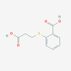 2-(2-Carboxyethylsulfanyl)benzoic acid