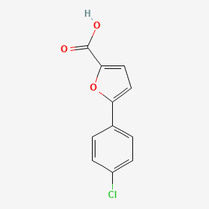 molecular formula C11H7ClO3 B1331284 5-(4-Chlorophenyl)-2-furoic acid CAS No. 41019-45-8